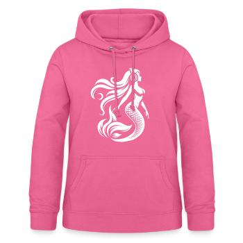 La sirène DJ - Sweat à capuche Femme - rose - Devant - AI Model Female 172 light (172cm)