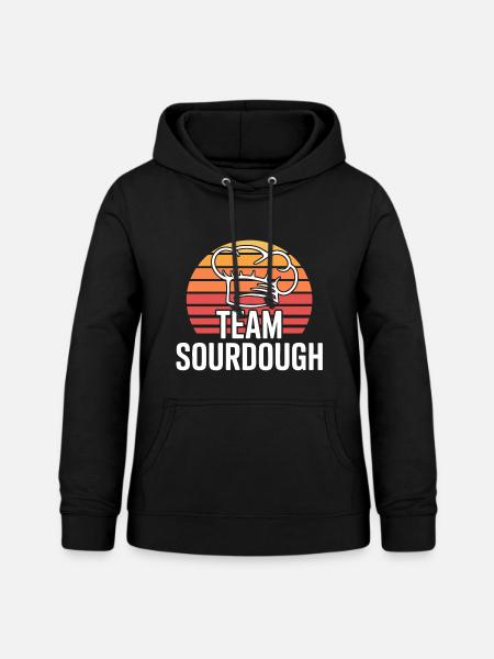 Sauerteig Liebe - Frauen Hoodie - Schwarz