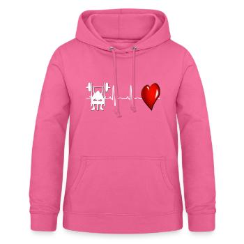 Presses - Sweat à capuche Femme - rose - Devant - AI Model Female 172 light (172cm)