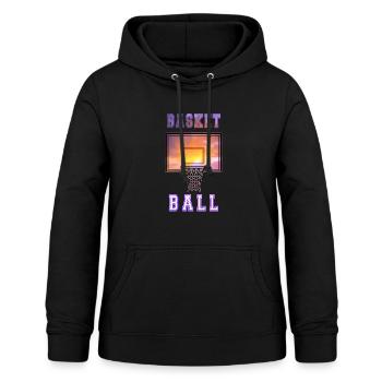 Basketballkorb Korb Basketball Sport - Frauen Hoodie - Schwarz - Vorne - AI Model Female 172 light (172cm)