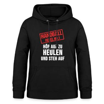 Handball TShirt Handballer Team Sport Geschenk - Frauen Hoodie - Schwarz - Vorne - AI Model Female 172 light (172cm)