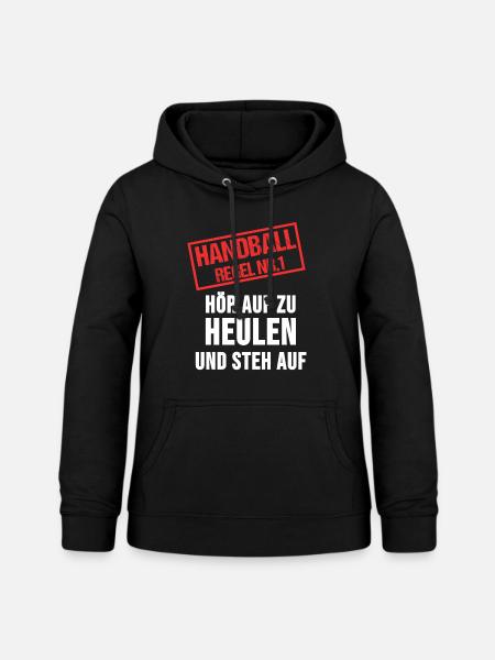 Handball TShirt Handballer Team Sport Geschenk - Frauen Hoodie - Schwarz
