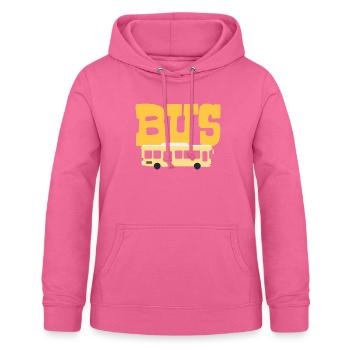 Bus - Frauen Hoodie - Pink - Vorne - AI Model Female 172 light (172cm)