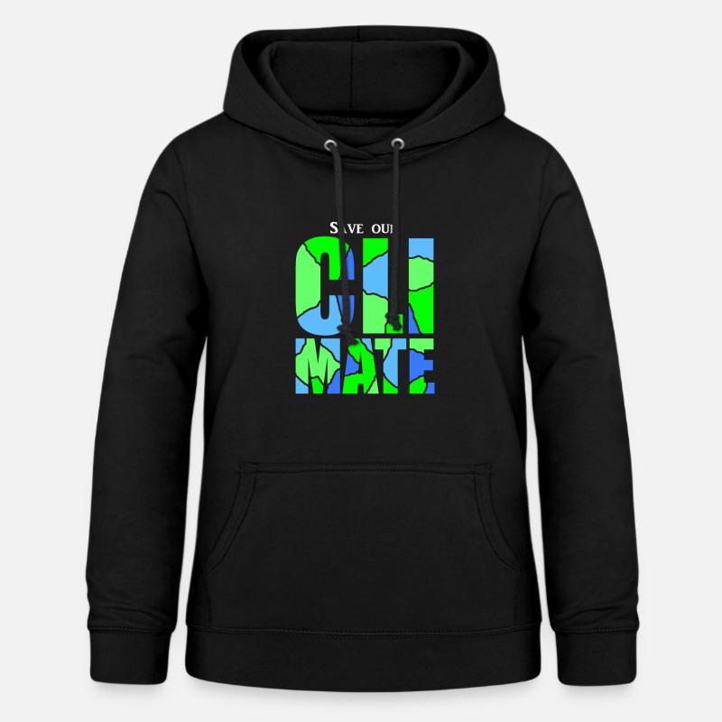 Climate - Environment - Proverbs - Women's Hoodie - black
