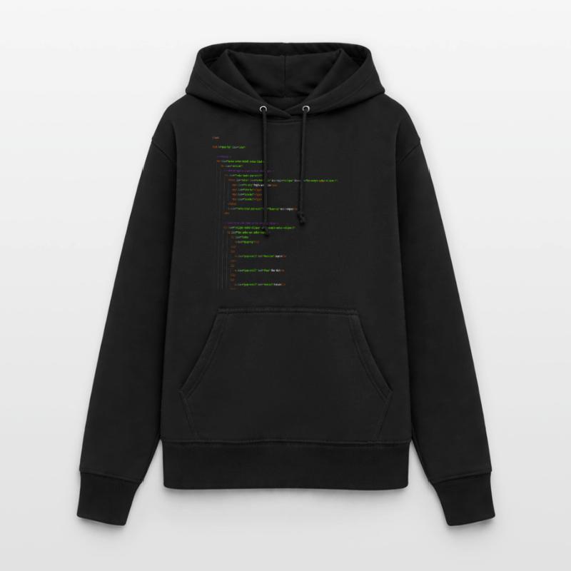 Programmation HTML. Chemise de ballot Sweat à capuche Femme