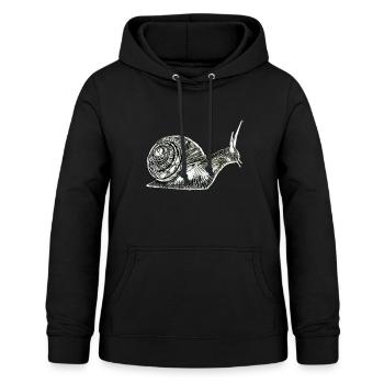 slug - Women's Hoodie - black - Front - AI Model Female 172 light (172cm)