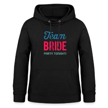 Team Bride Party Tonight - Women's Hoodie - black - Front - AI Model Female 172 light (172cm)