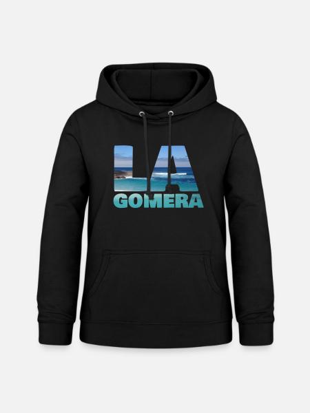 La Gomera - Frauen Hoodie - Schwarz
