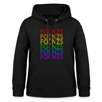 FCK NZS Black Lives Matter Pride Geschenk T-Shirt - Frauen Hoodie - Schwarz - Vorne - AI Model Female 172 light (172cm)