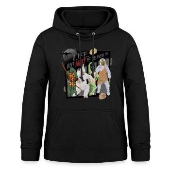 Star Trek The Original Series Leben Zitat - Frauen Hoodie - Schwarz - Vorne - AI Model Female 172 light (172cm)