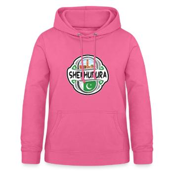 Shekhupura Pakistan Flag Travel Souvenir Badge Sta - Women's Hoodie - pink - Front - AI Model Female 172 light (172cm)