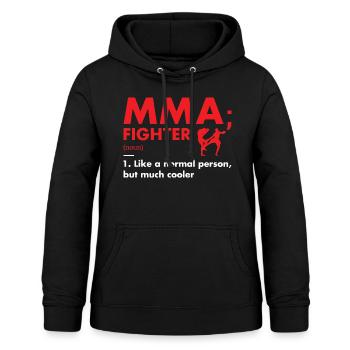 Sport Fighter Definition MMA - Frauen Hoodie - Schwarz - Vorne - AI Model Female 172 light (172cm)