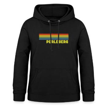 Perleberg - Frauen Hoodie - Schwarz - Vorne - AI Model Female 172 light (172cm)