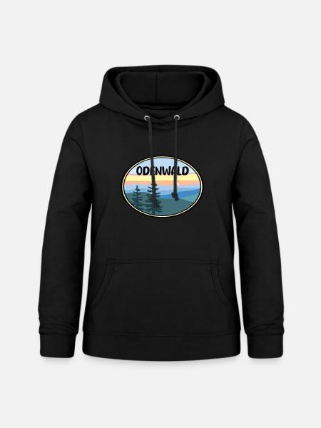 Odenwald - Frauen Hoodie - Schwarz