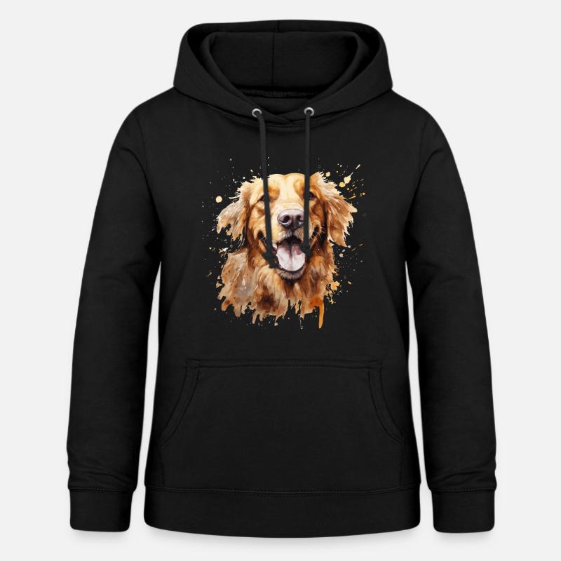 Golden retviver - Women's Hoodie - black
