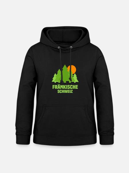 Fränkische Schweiz - Frauen Hoodie - Schwarz