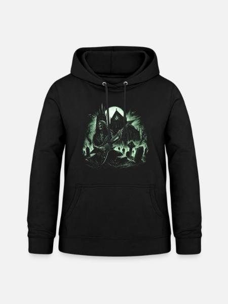 Black Metal Musik - Frauen Hoodie - Schwarz