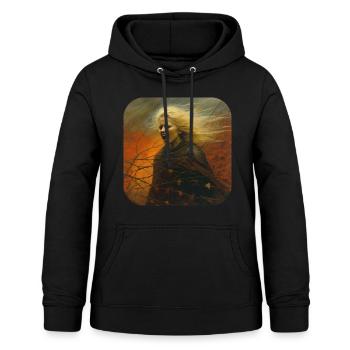 Düstere Horror Banshee - Frauen Hoodie - Schwarz - Vorne - AI Model Female 172 light (172cm)