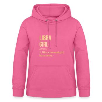 Waage - Frauen Hoodie - Pink - Vorne - AI Model Female 172 light (172cm)