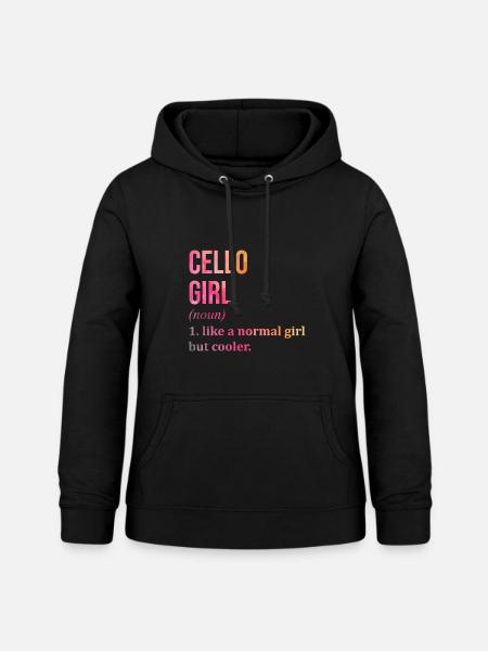 Cello Cello Cello - Frauen Hoodie - Schwarz