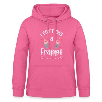 Kein Interesse Attitude Abneigung Leben - Frauen Hoodie - Pink - Vorne - AI Model Female 172 light (172cm)