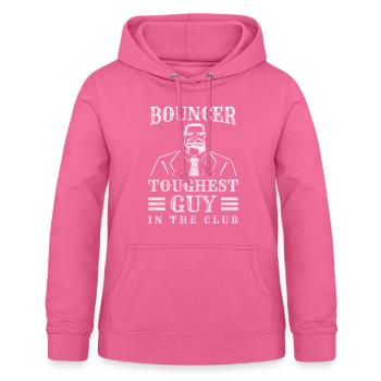 Türsteher Tür Konzert Muskeln - Frauen Hoodie - Pink - Vorne - AI Model Female 172 light (172cm)