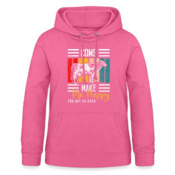 Kuh Nutztier Euter Wirtschaft - Frauen Hoodie - Pink - Vorne - AI Model Female 172 light (172cm)
