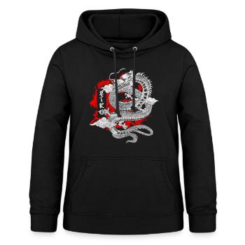 Orient Drawings Geek Aikido - Women's Hoodie - black - Front - AI Model Female 172 light (172cm)