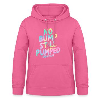 Keine Beule Immer noch Welpe Lustige Adoption Tie Dye - Frauen Hoodie - Pink - Vorne - AI Model Female 172 light (172cm)