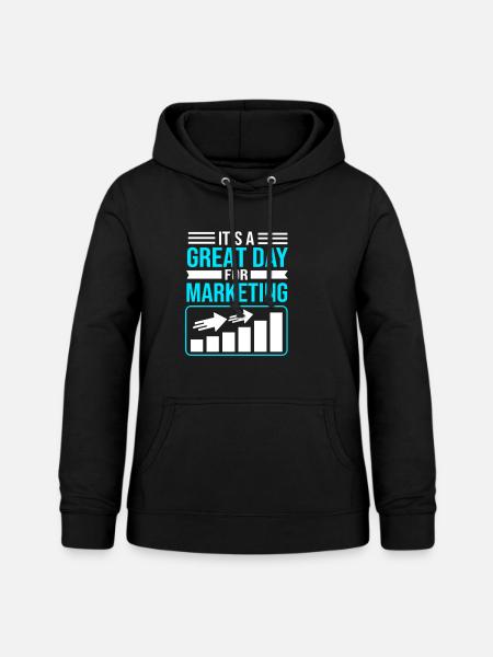 Marketing Manager - Frauen Hoodie - Schwarz
