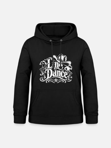 Line Dance Western - Frauen Hoodie - Schwarz