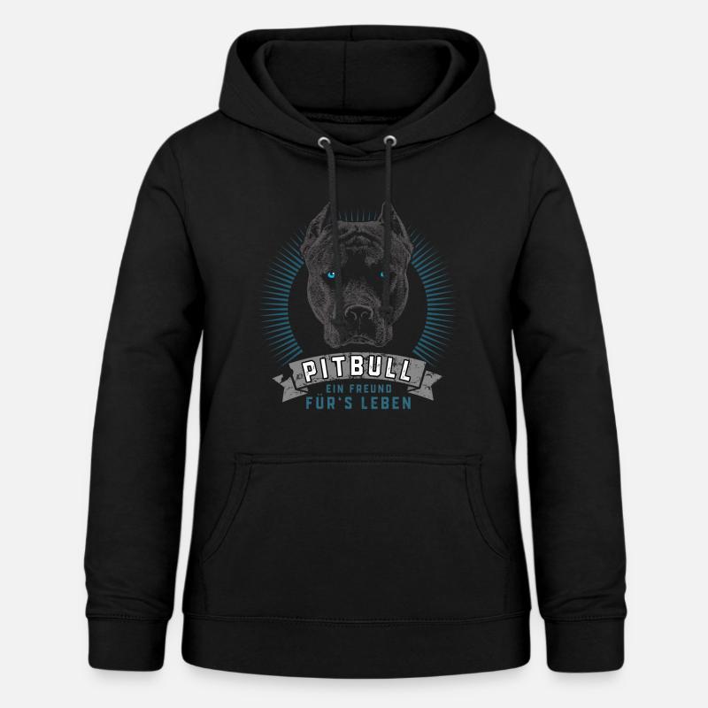 Pit bull 12 2018 4 01 - Sweat à capuche Femme - noir