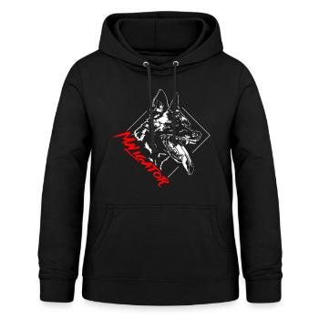 Belgian MALINOIS Sport canin Wilsigns Maligator - Sweat à capuche Femme - noir - Devant - AI Model Female 172 light (172cm)