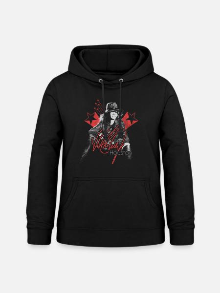 Whitney Houston Bild Und Autogramm - Frauen Hoodie - Schwarz