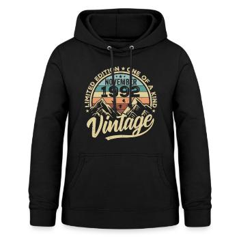 Légendaire depuis novembre 1992 - Edition limitée 1992 - Sweat à capuche Femme - noir - Devant - AI Model Female 172 light (172cm)