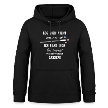 Magier / Zauberer - Frauen Hoodie - Schwarz - Vorne - AI Model Female 172 light (172cm)