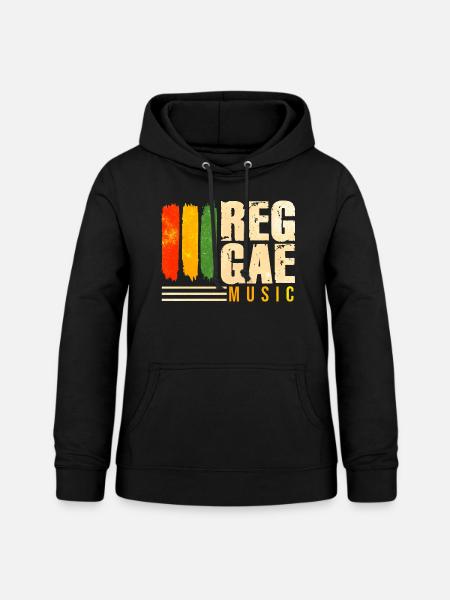 Reggae Musik - Frauen Hoodie - Schwarz