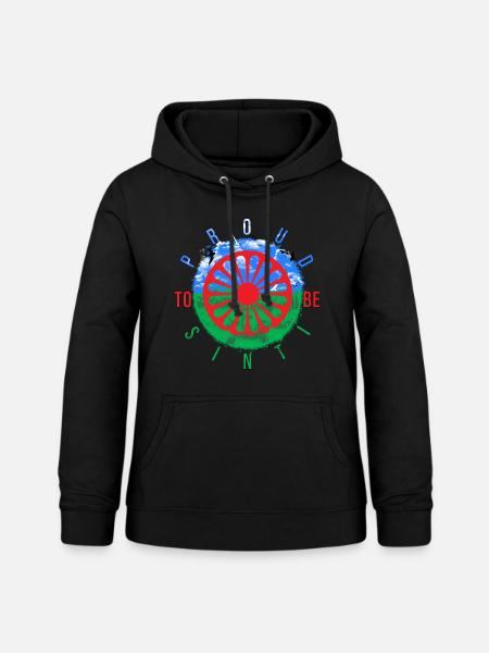 Proud to be Sinti - Frauen Hoodie - Schwarz