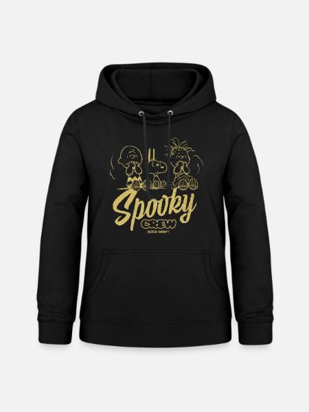 Peanuts Halloween-Design Spooky Crew - Frauen Hoodie - Schwarz