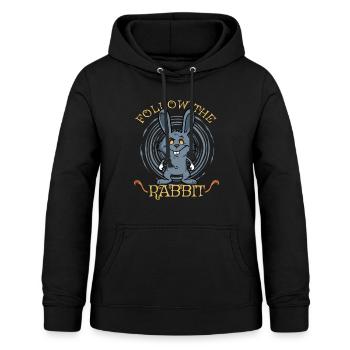 Ostern "Alice im Wunderland" - Frauen Hoodie - Schwarz - Vorne - AI Model Female 172 light (172cm)