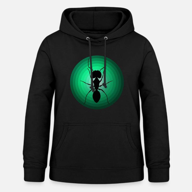Fourmis - Sweat à capuche Femme - noir