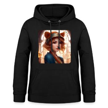 Cool Cosplay Girl Fox - Women's Hoodie - black - Front - AI Model Female 172 light (172cm)