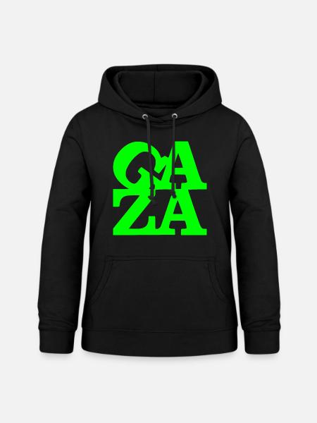 Gaza - Frauen Hoodie - Schwarz