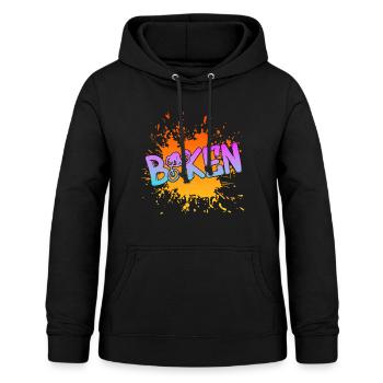 Biken - Frauen Hoodie - Schwarz - Vorne - AI Model Female 172 light (172cm)