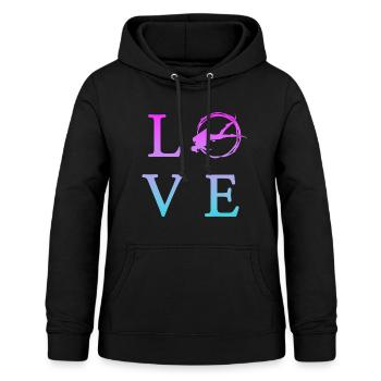 Tauchen - Frauen Hoodie - Schwarz - Vorne - AI Model Female 172 light (172cm)