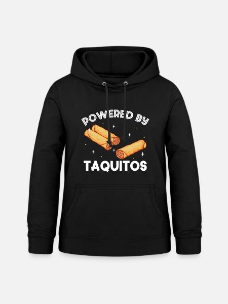 Powered by Taquitos - Frauen Hoodie - Schwarz