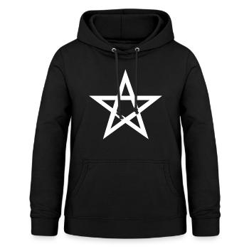 Star of Morocco white - Sweat à capuche Femme - noir - Devant - AI Model Female 172 light (172cm)