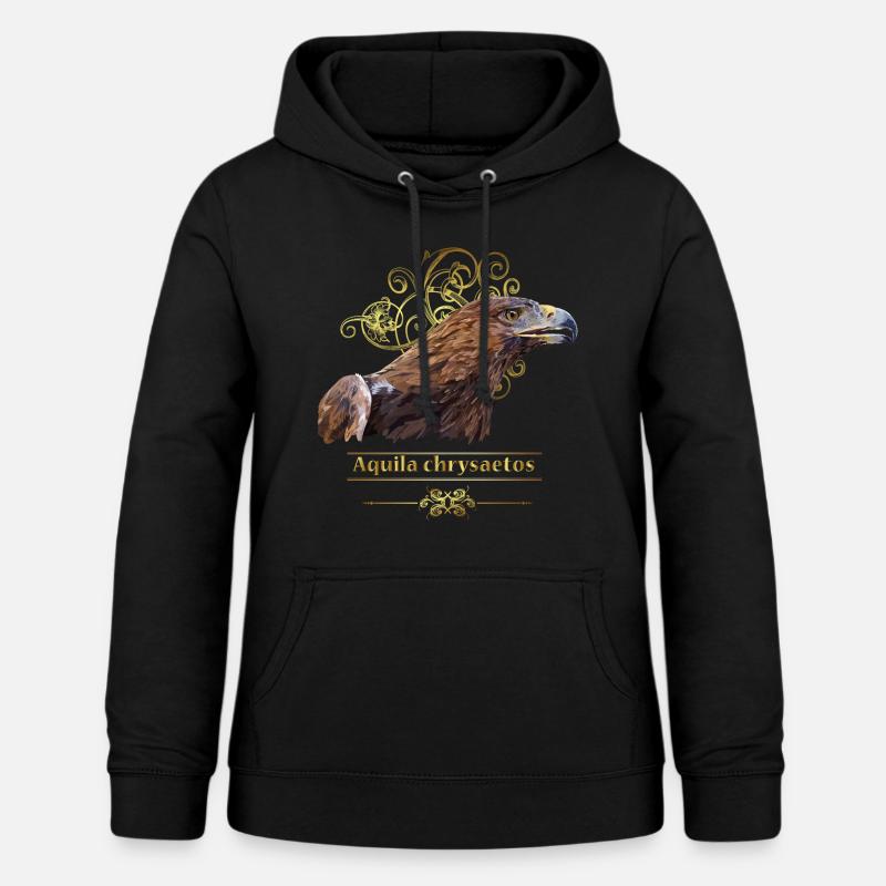Golden Eagle - Women's Hoodie - black