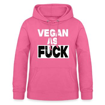 Vegan As Fuck - Frauen Hoodie - Pink - Vorne - AI Model Female 172 light (172cm)