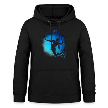 Volley-ball féminin Volleyball de plage Volleyball - Sweat à capuche Femme - noir - Devant - AI Model Female 172 light (172cm)